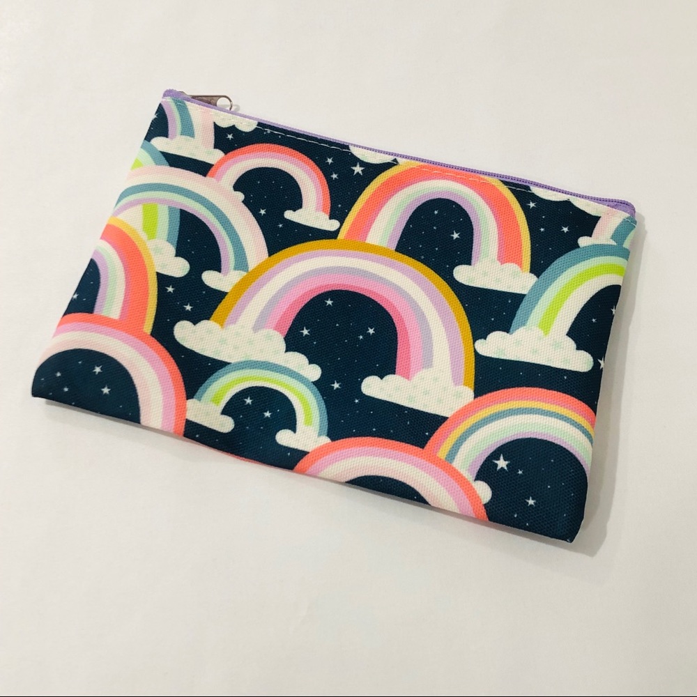 Rainbow Print Pouch